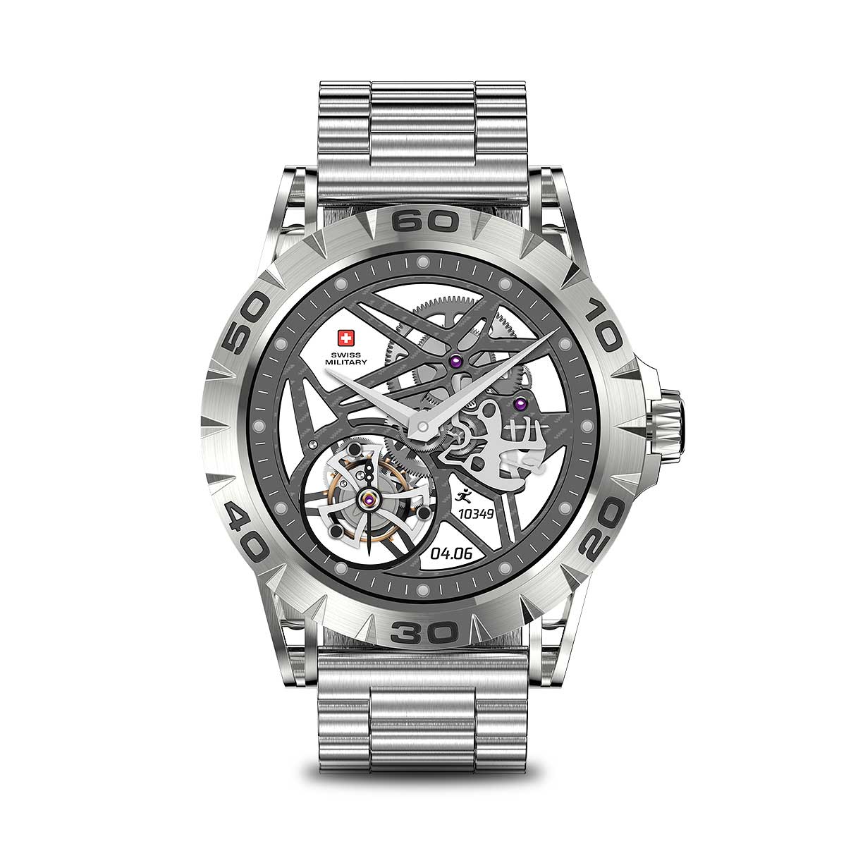 Dom 2 Metal Strap Silver